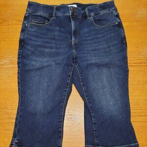 Lane Bryant Tighter Tummy High Rise Pedal Capri Jean Size 22